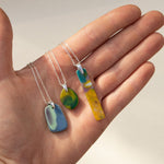 Load image into Gallery viewer, Planet Earth Necklace &amp; Earrings Set
