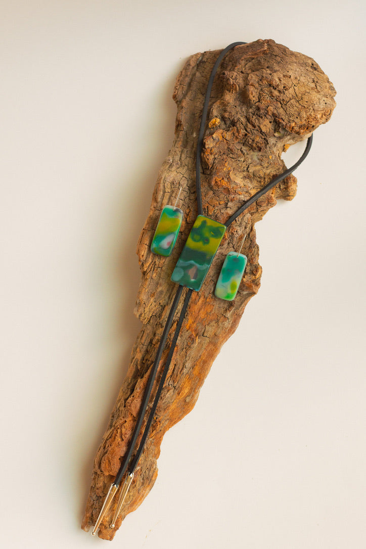 Algae Bolo + Earring Set