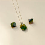 Load image into Gallery viewer, Planet Earth Necklace &amp; Earrings Set
