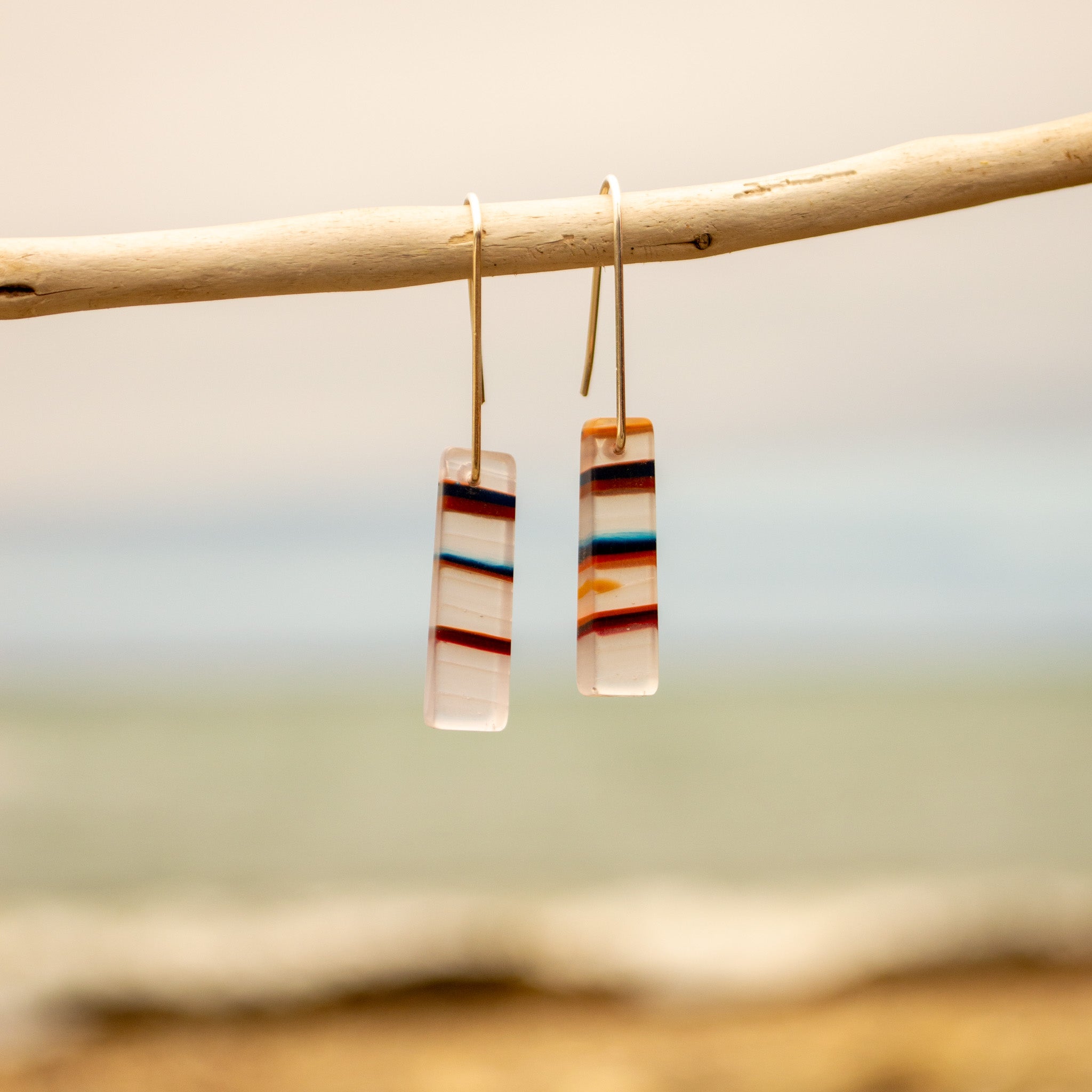 Silver Strand Earrings #5