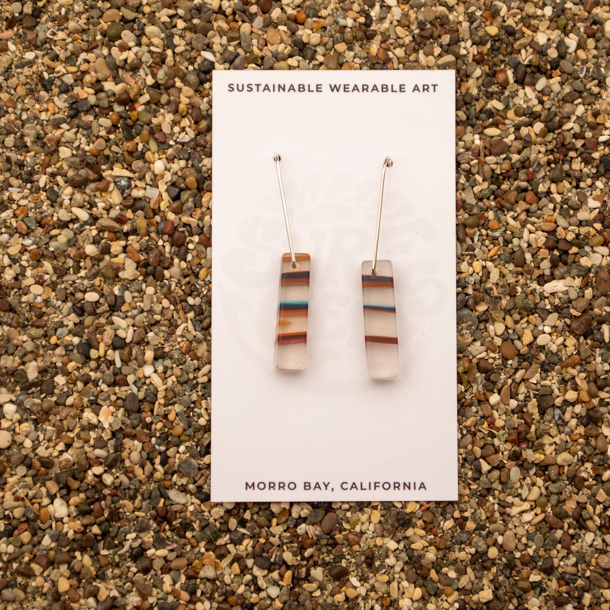 Silver Strand Earrings #5