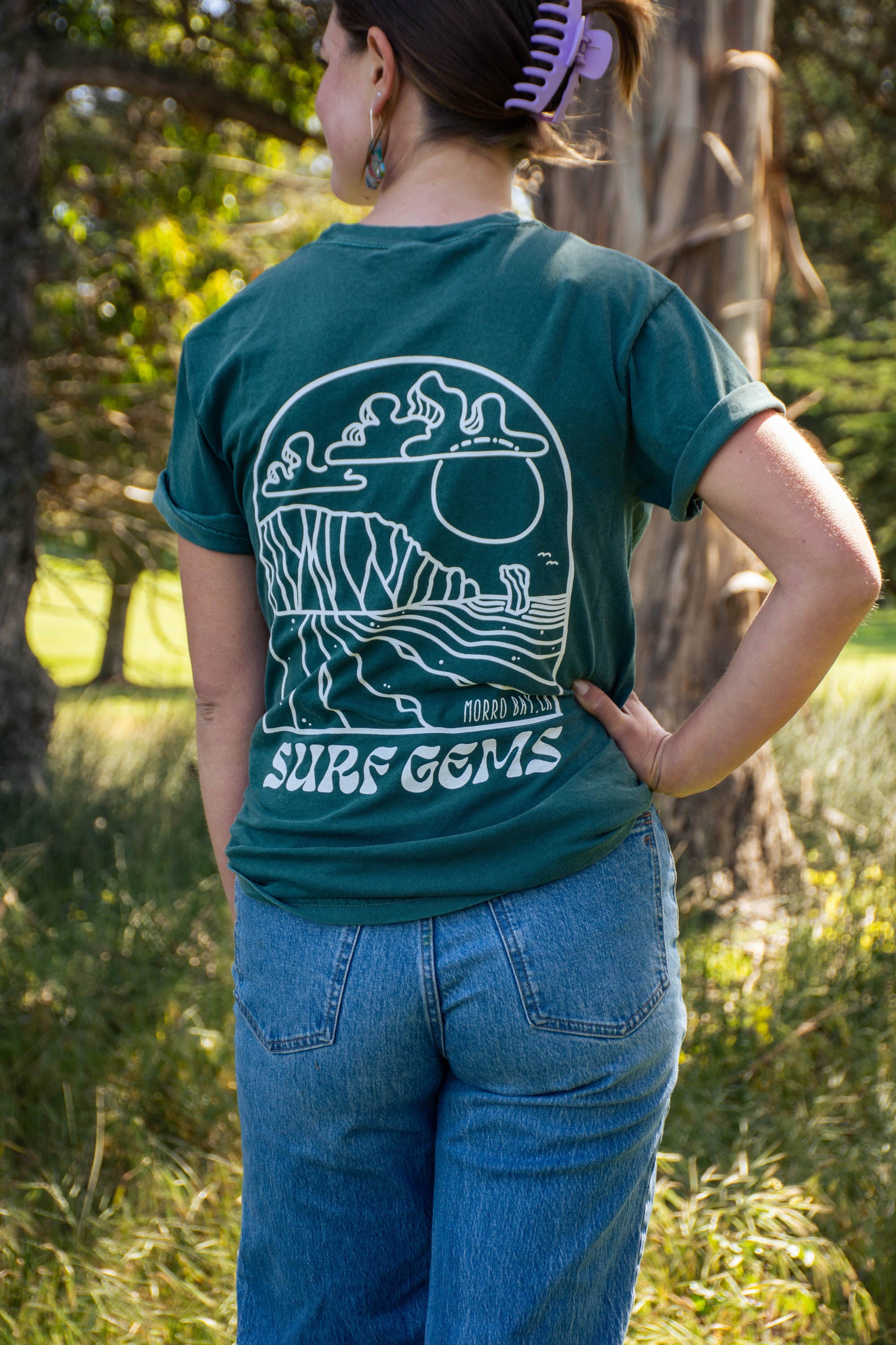 T-Shirt in Spruce Blue