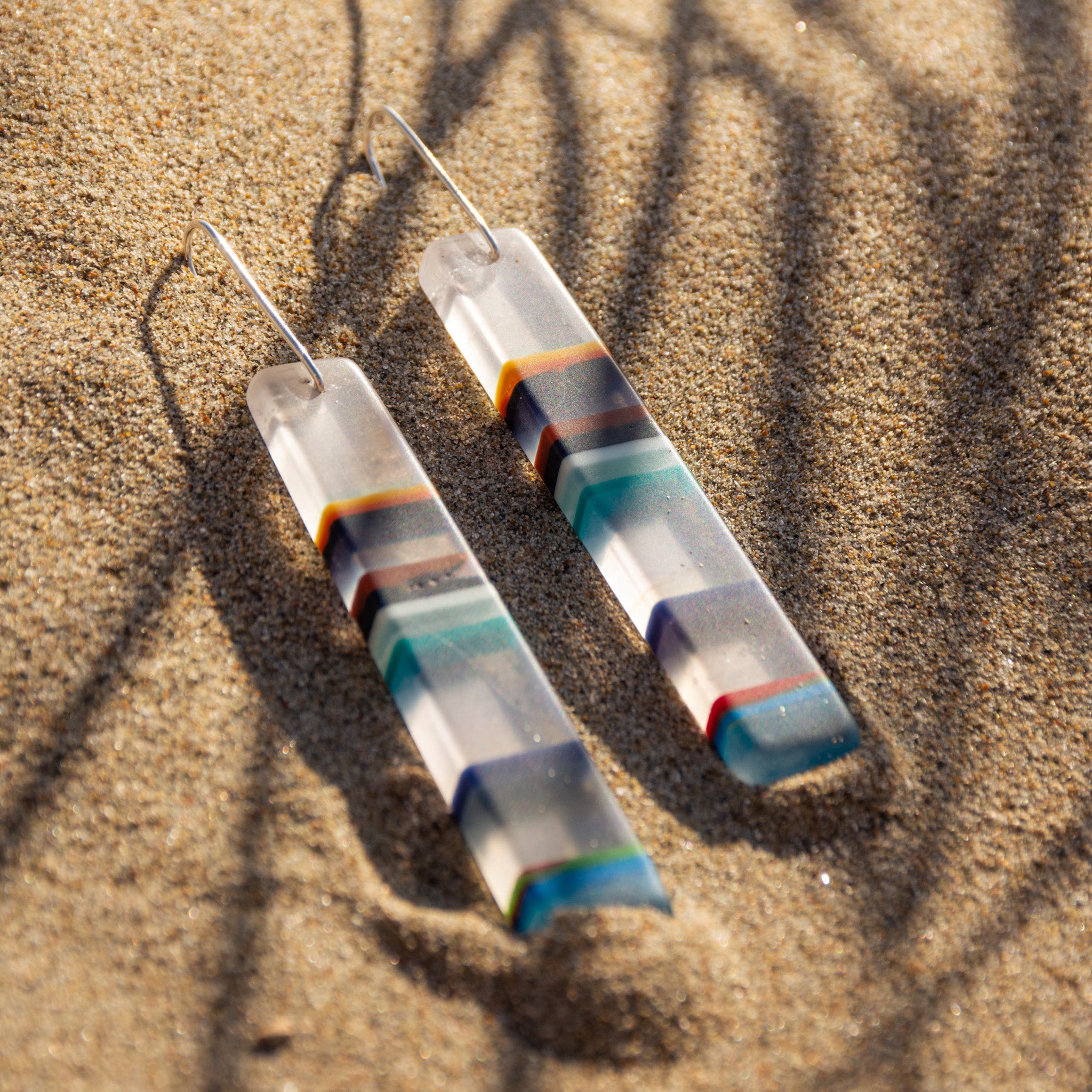 Silver Strand Earrings #1