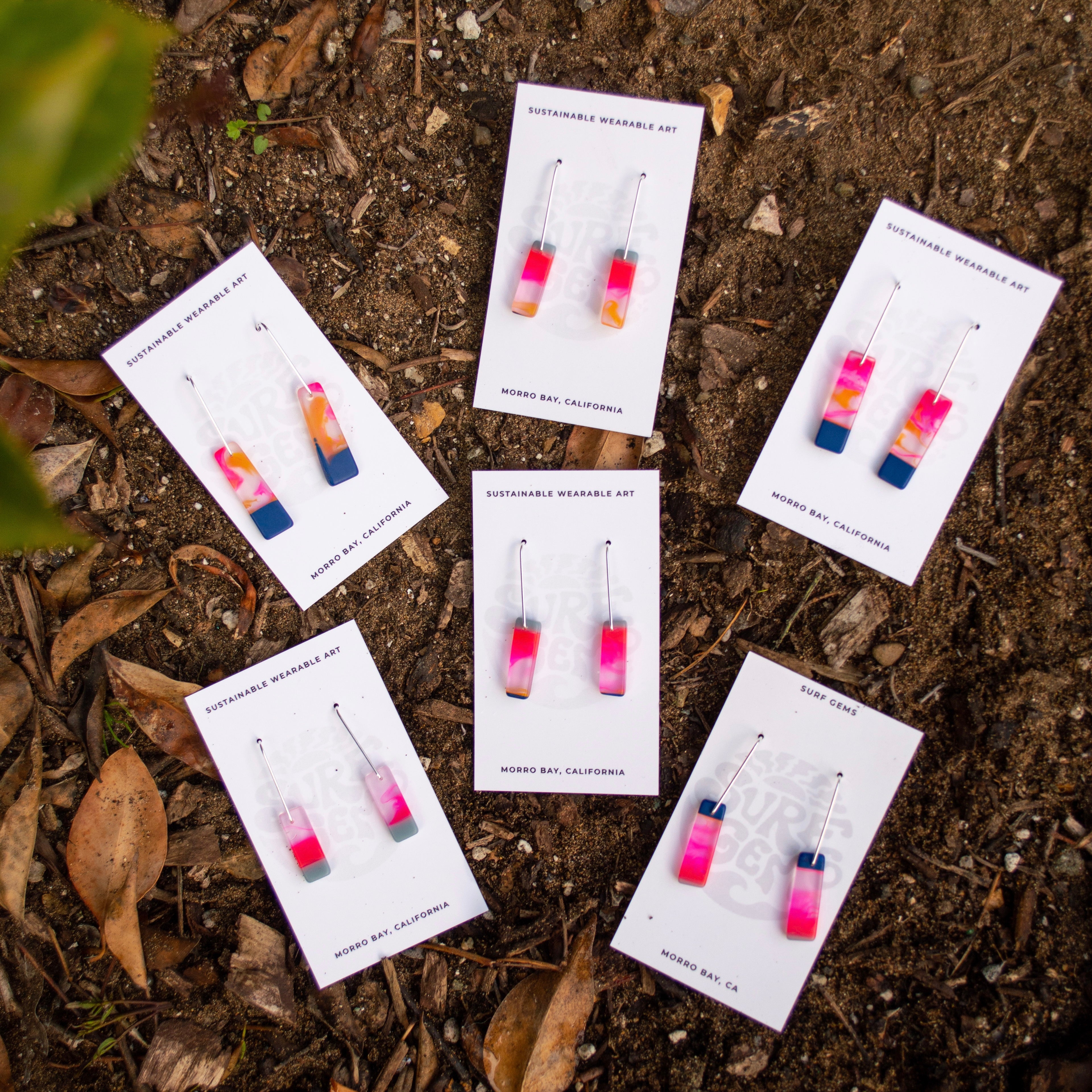 Pink House Earrings #6-10
